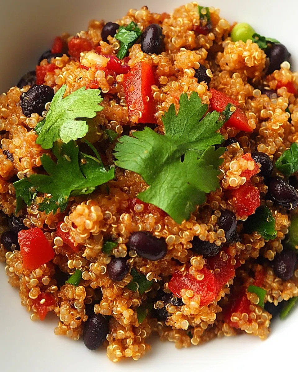 Homemade Skinny Quinoa with Black Beans recipe photo