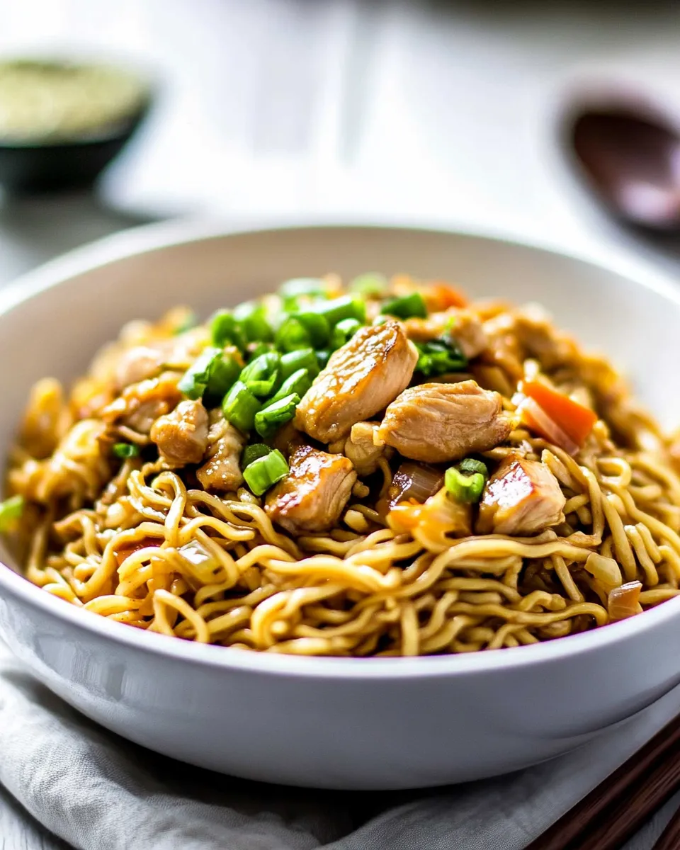 Classic Slow-Cooker Chicken Chow Mein dish photo