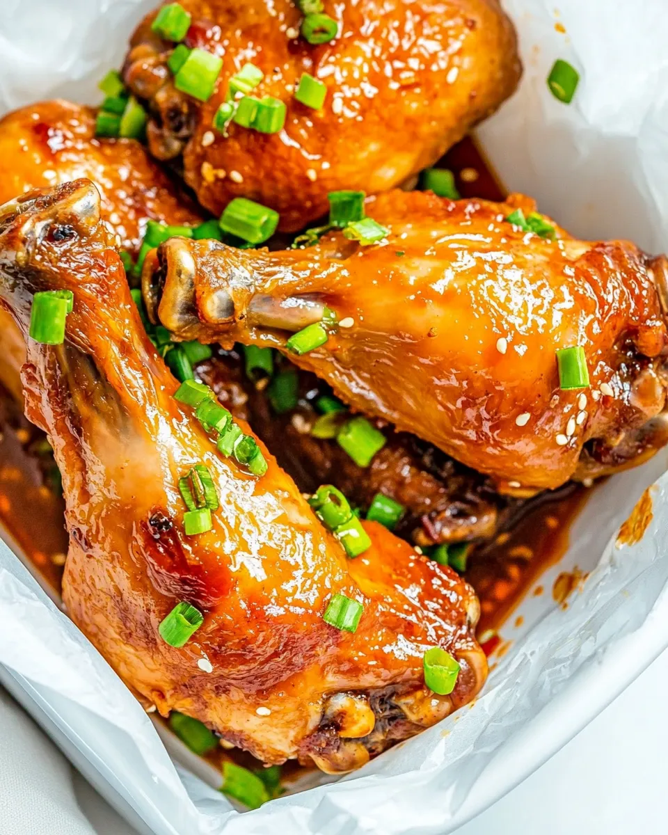 Savory Slow Cooker Chicken Drumsticks shot
