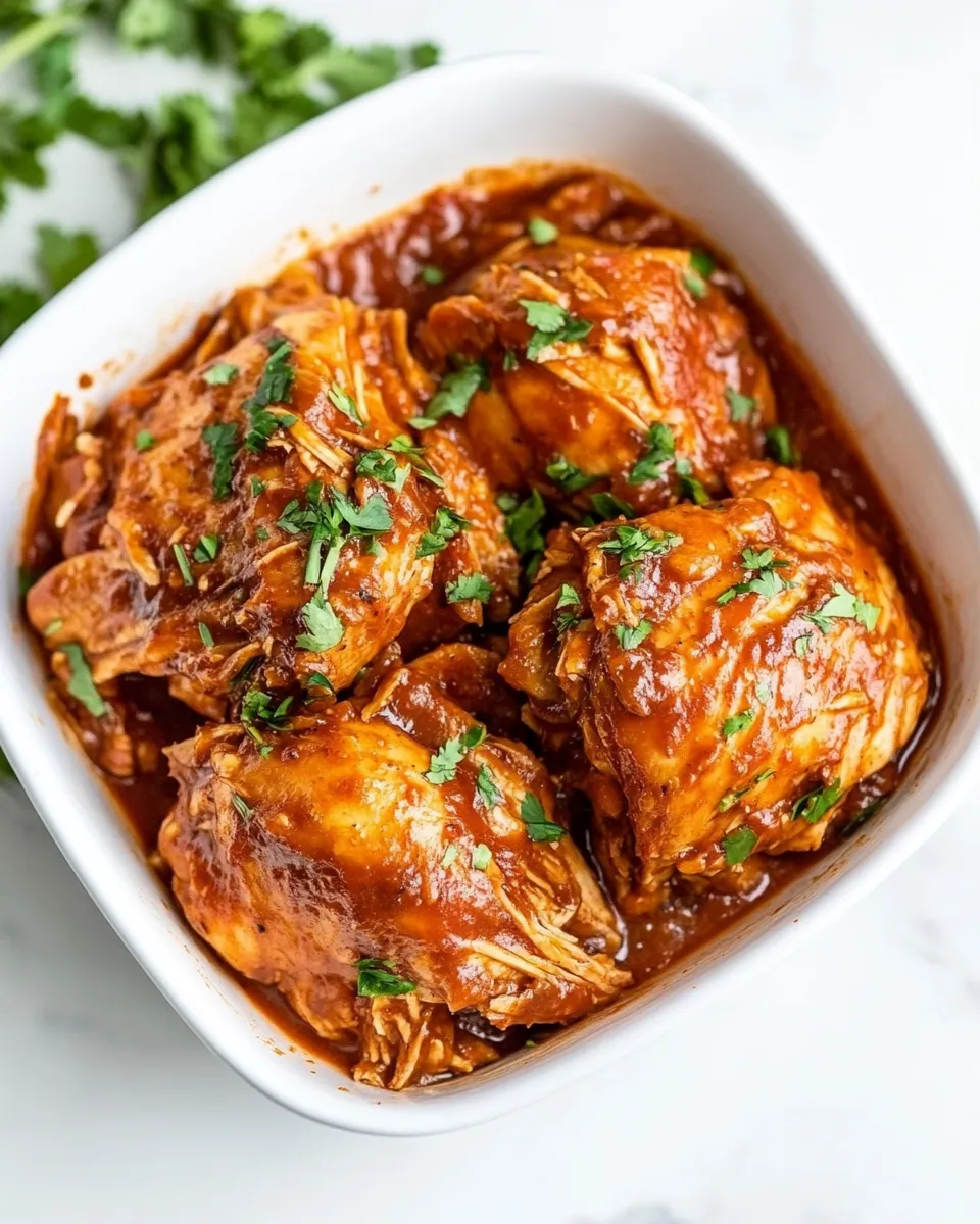 Easy Slow Cooker Hawaiian Barbecue Chicken recipe photo