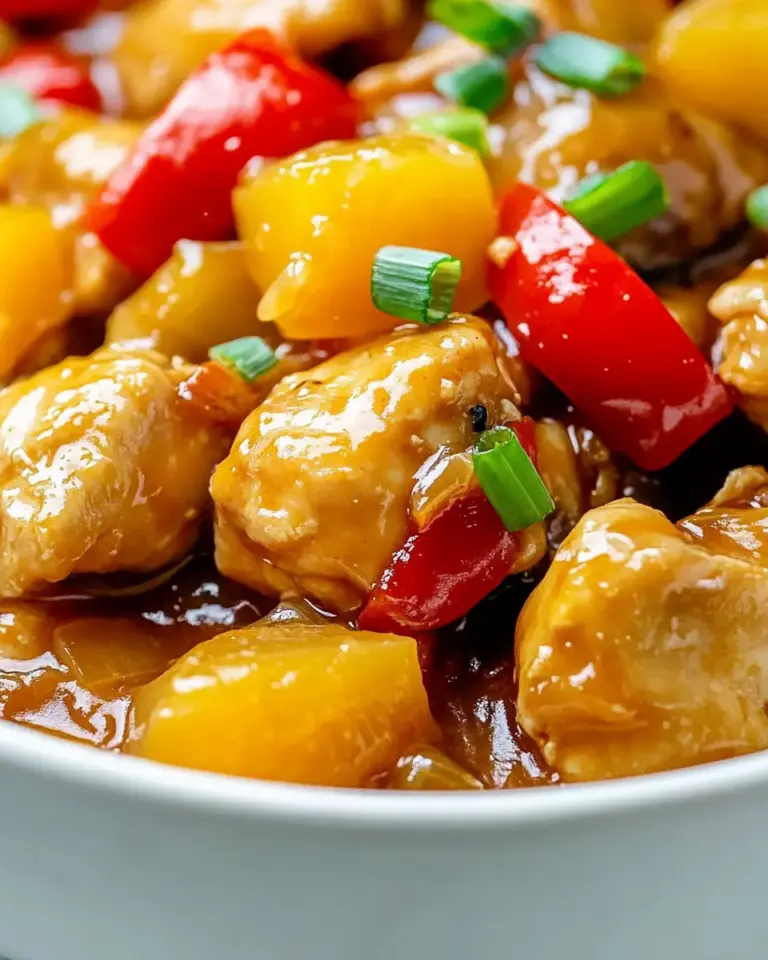 Easy Slow Cooker Hawaiian Chicken Recipe photo
