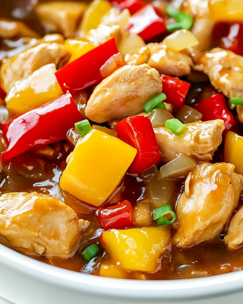 Delicious Slow Cooker Hawaiian Chicken Recipe image