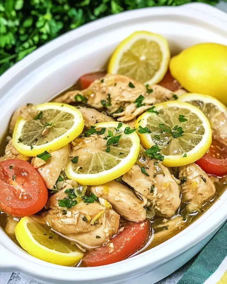 Easy Slow Cooker Lemon Chicken photo