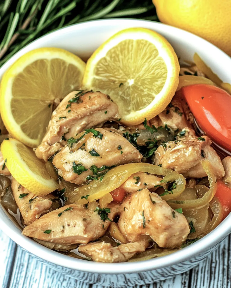 Best Slow Cooker Lemon Chicken image