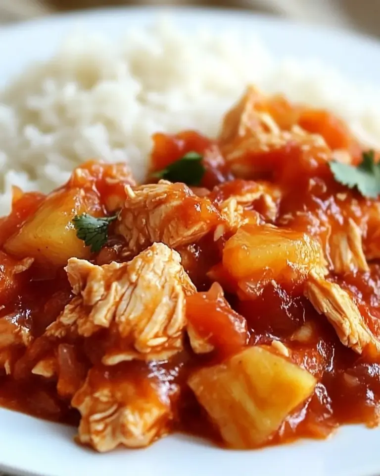 Easy Slow Cooker Pineapple Salsa Chicken photo