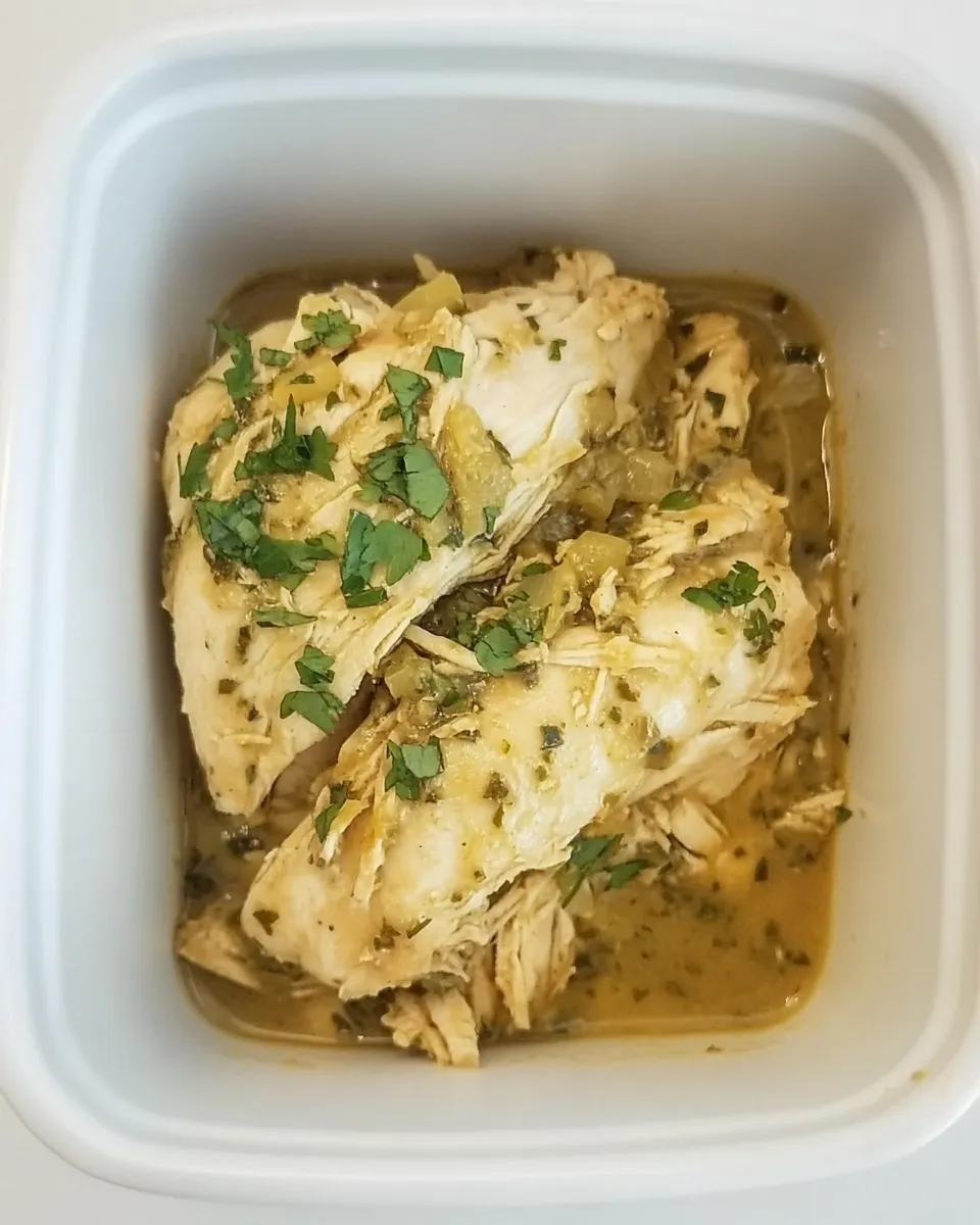 Delicious Slow Cooker Salsa Verde Chicken image