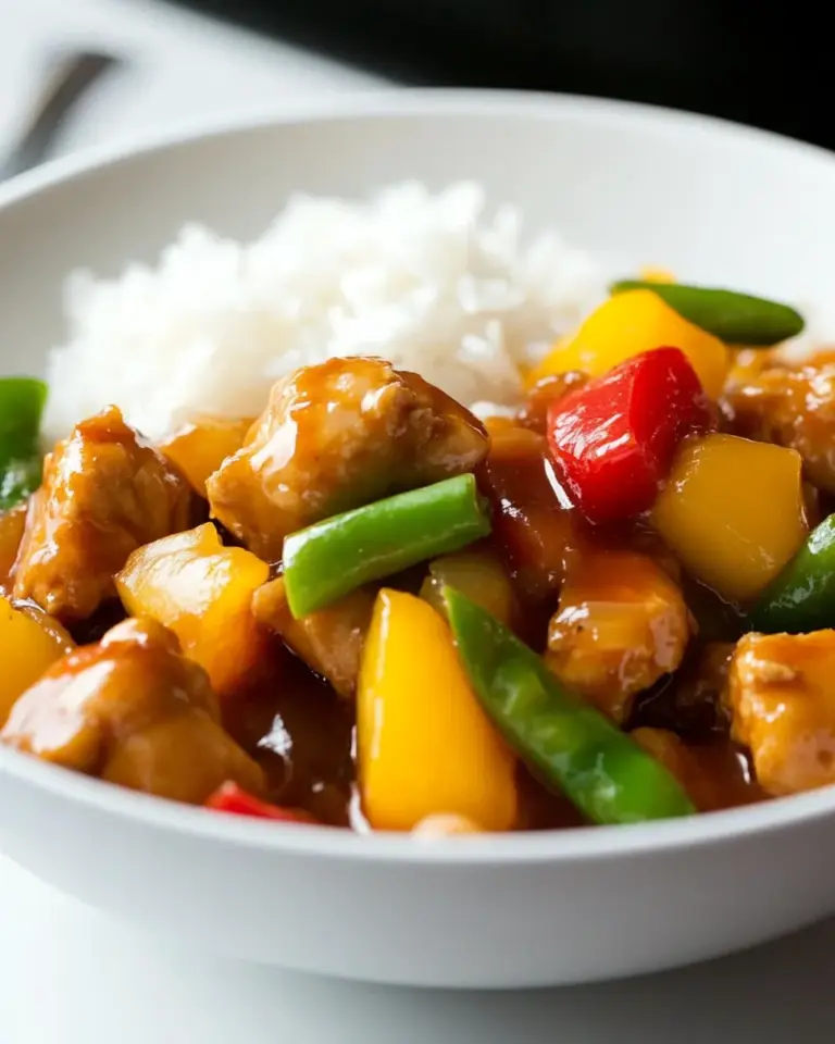 Easy Slow Cooker Sweet and Sour Chicken photo