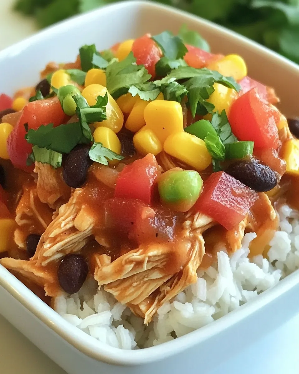 Delicious Slow Cooker Tex-Mex Chicken recipe image
