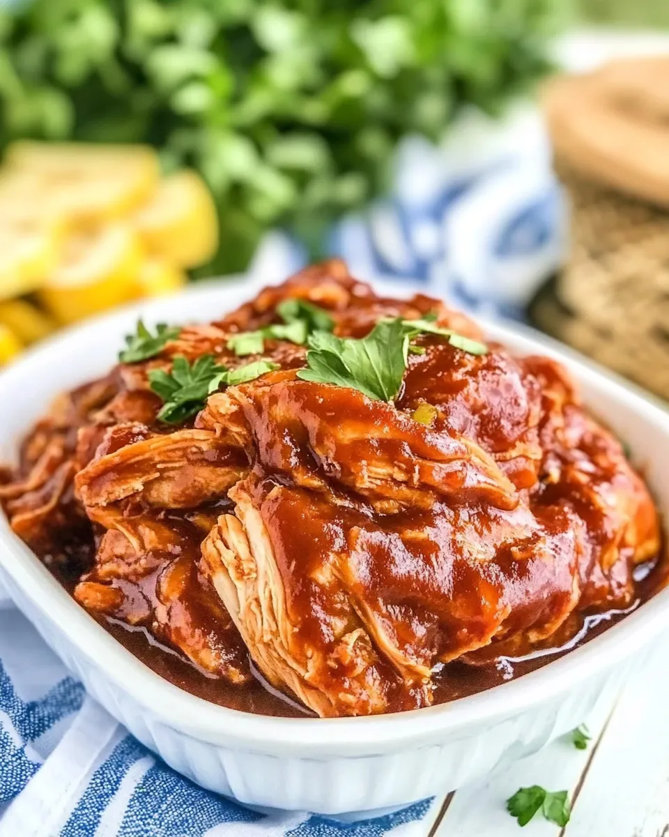 Delicious Slow Cooker Zesty BBQ Chicken recipe photo