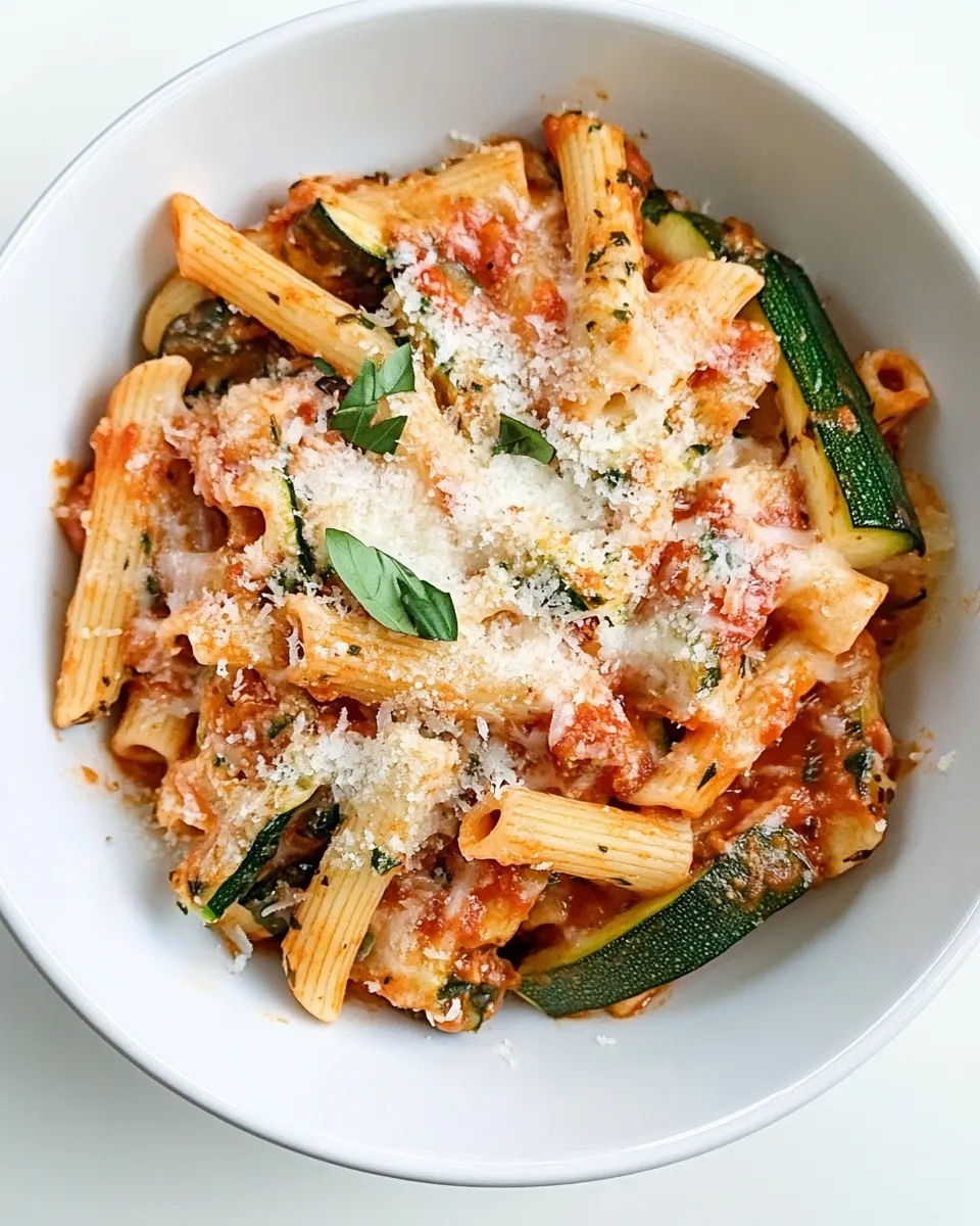 Homemade Slow Cooker Zucchini Ziti photo