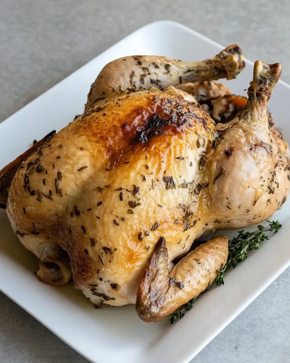 Delicious Smoked Whole Chicken with Italian Marinade recipe photo