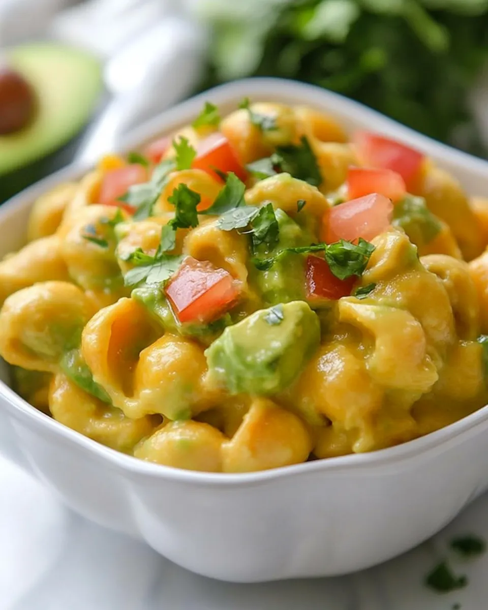 Easy Smoky Avocado Shells and Cheese recipe photo