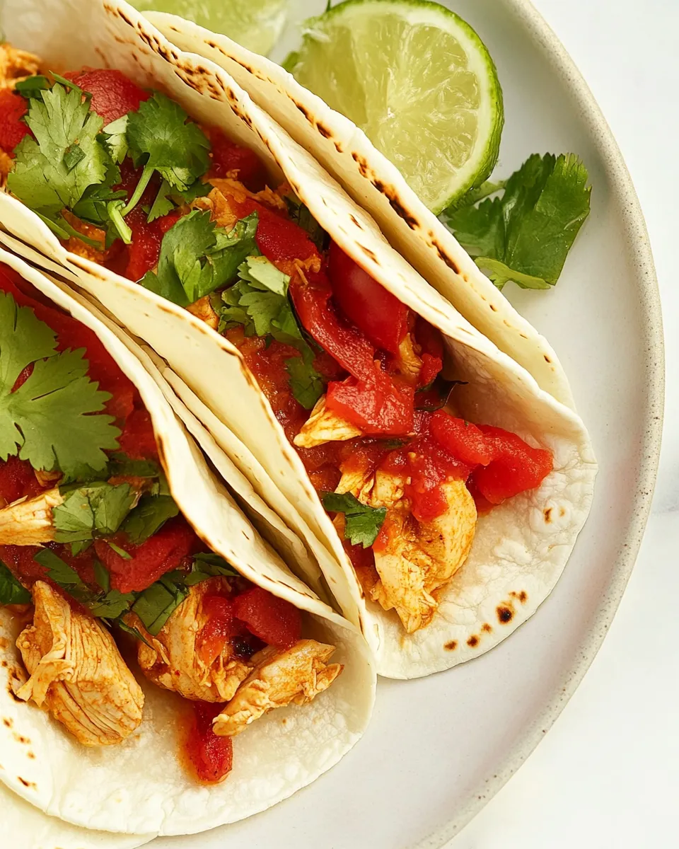 Easy Soft Chicken Tacos image
