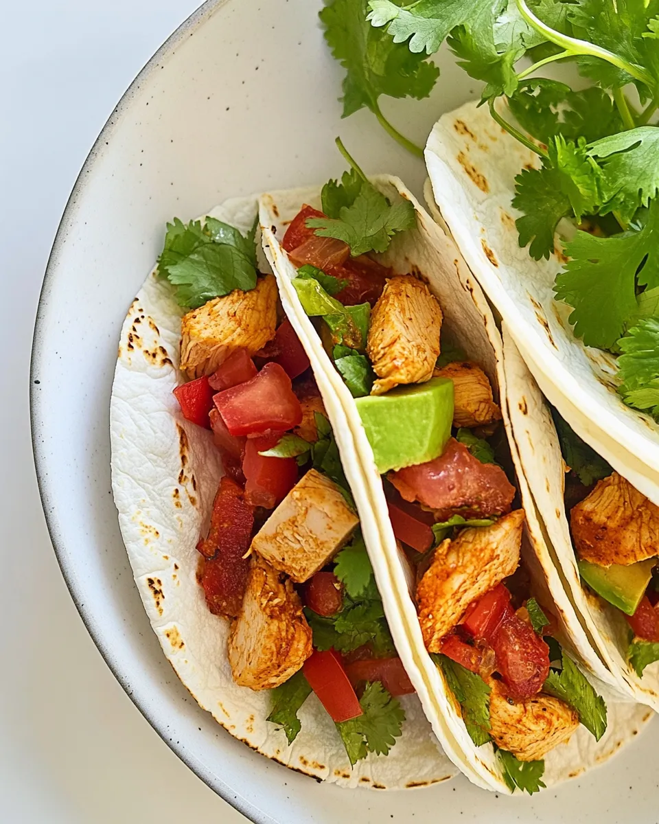 Delicious Soft Chicken Tacos recipe photo