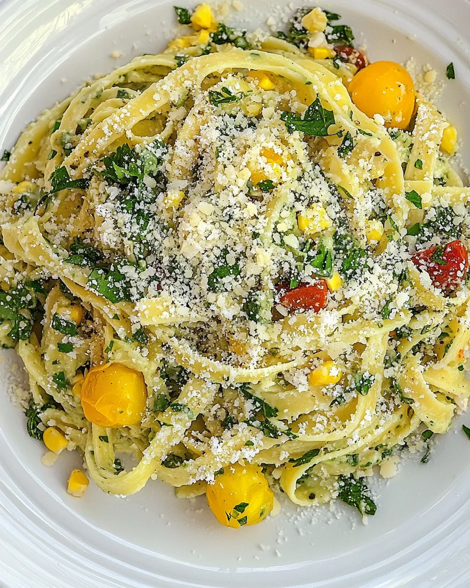 Easy Souper Salad Fettuccine Salad recipe photo