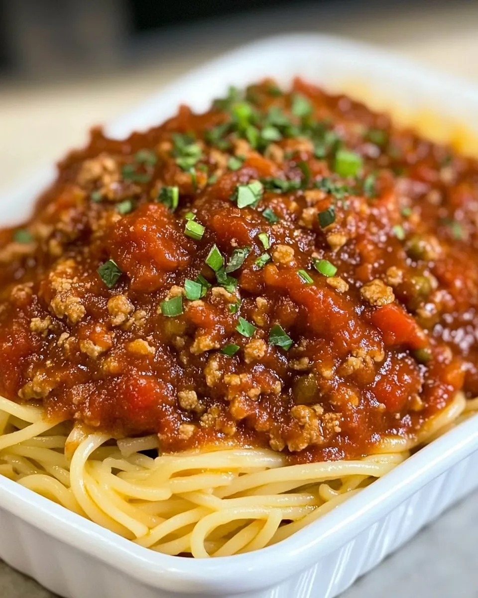 Easy Southern Spaghetti Sauce recipe photo