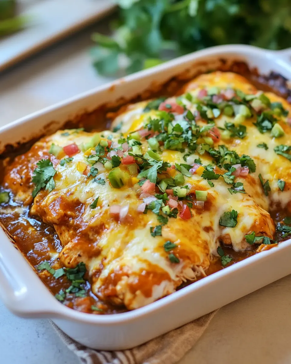 Homemade Southwest Chicken Bake food shot