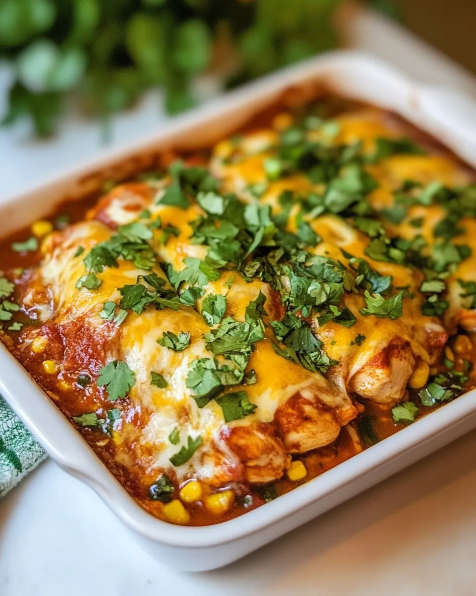 Healthy Southwest Chicken Bake image