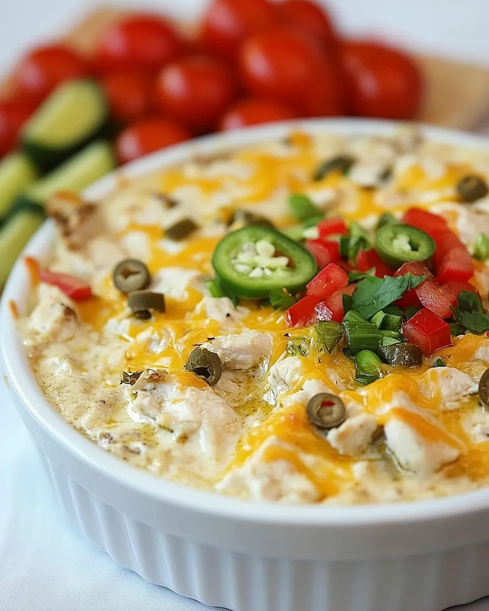 Easy Southwest Hot Chicken Dip (Extra Cheesy) recipe photo