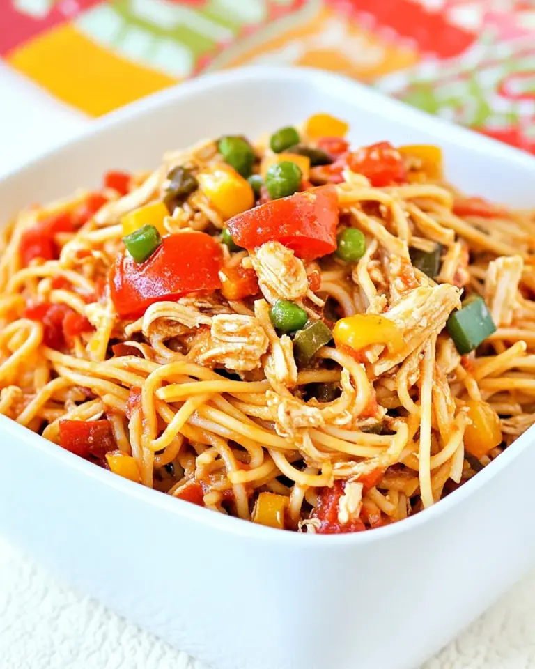 Homemade Southwestern Chicken Spaghetti photo