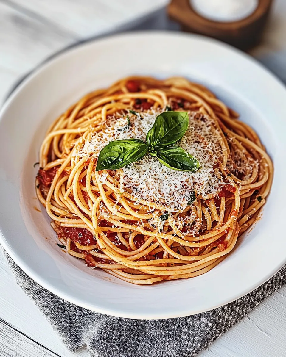 Homemade Spaghetti photo