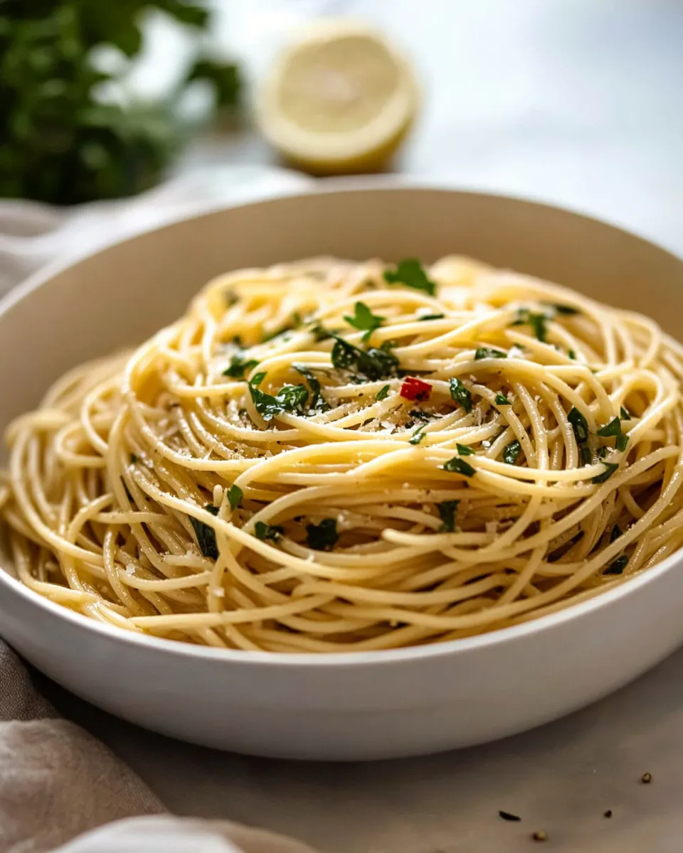 Easy Spaghetti Aglio E Olio recipe photo