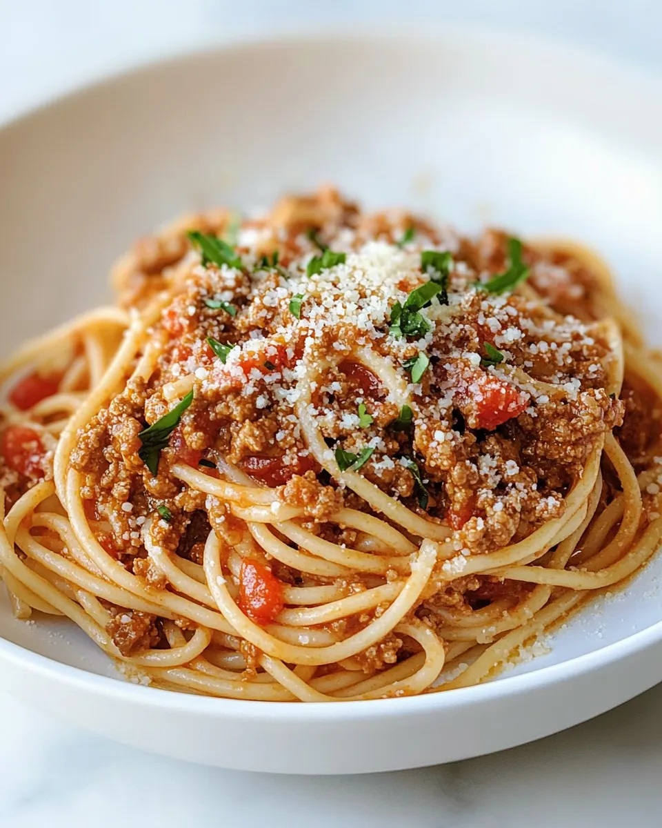 Homemade Spaghetti Bolognese recipe photo