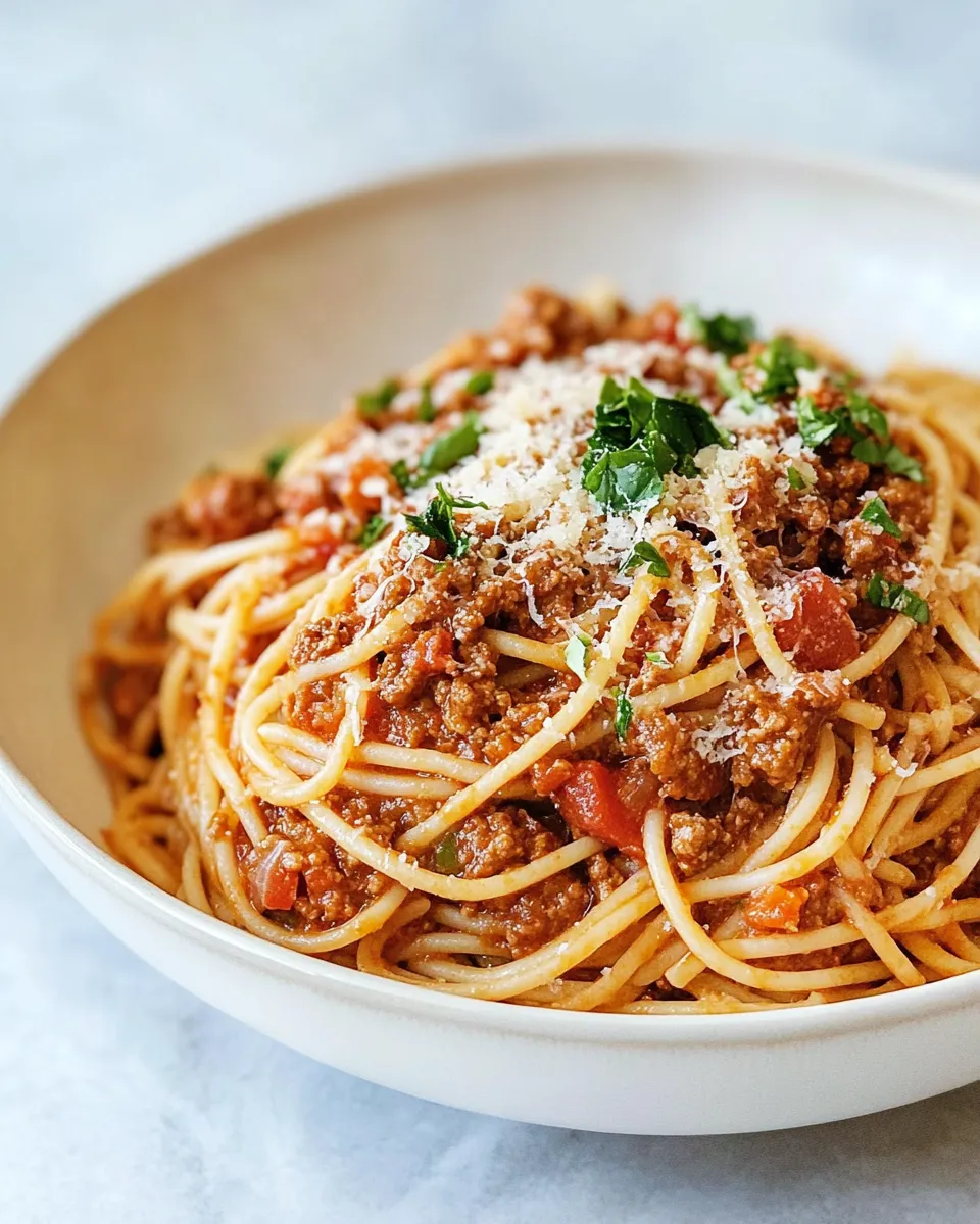 Easy Spaghetti Bolognese image