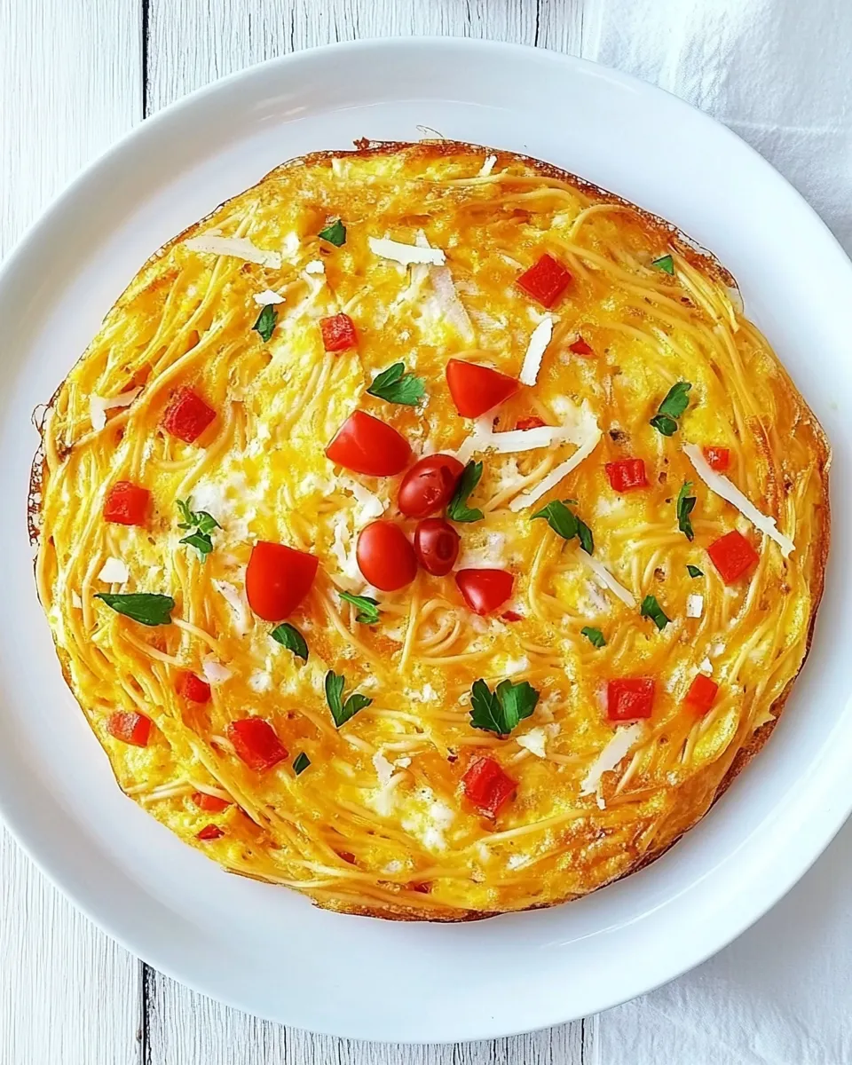 Easy Spaghetti Frittata recipe photo