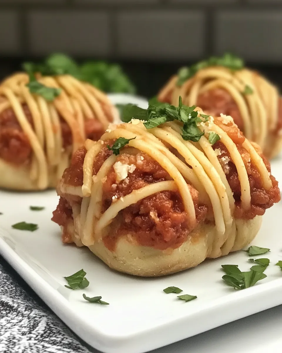 Classic Spaghetti Garlic Knot Sliders image