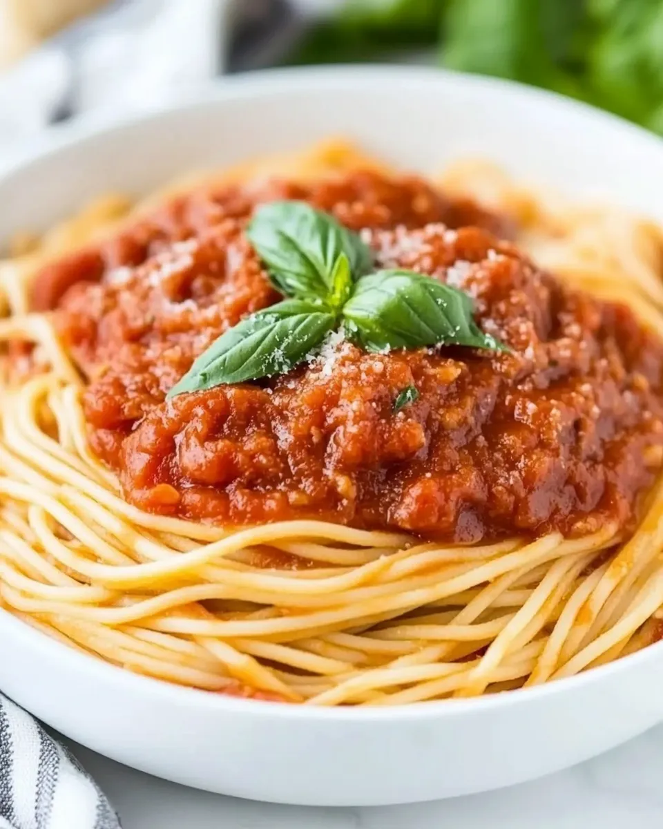 Classic Spaghetti Marinara image