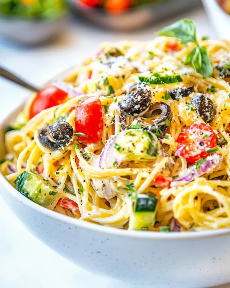 Homemade Spaghetti Pasta Salad photo