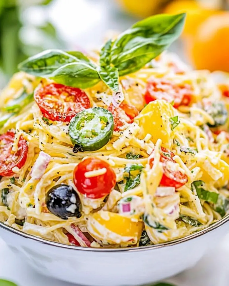 Classic Spaghetti Pasta Salad image