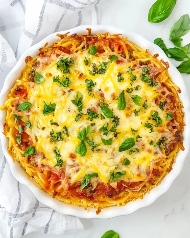 Homemade Spaghetti Pie photo