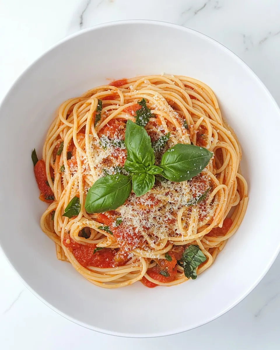 Easy Spaghetti Pomodoro recipe photo