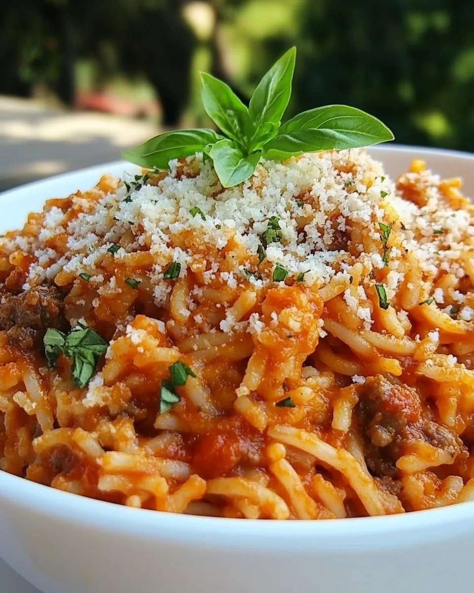 Easy Spaghetti Rice recipe photo