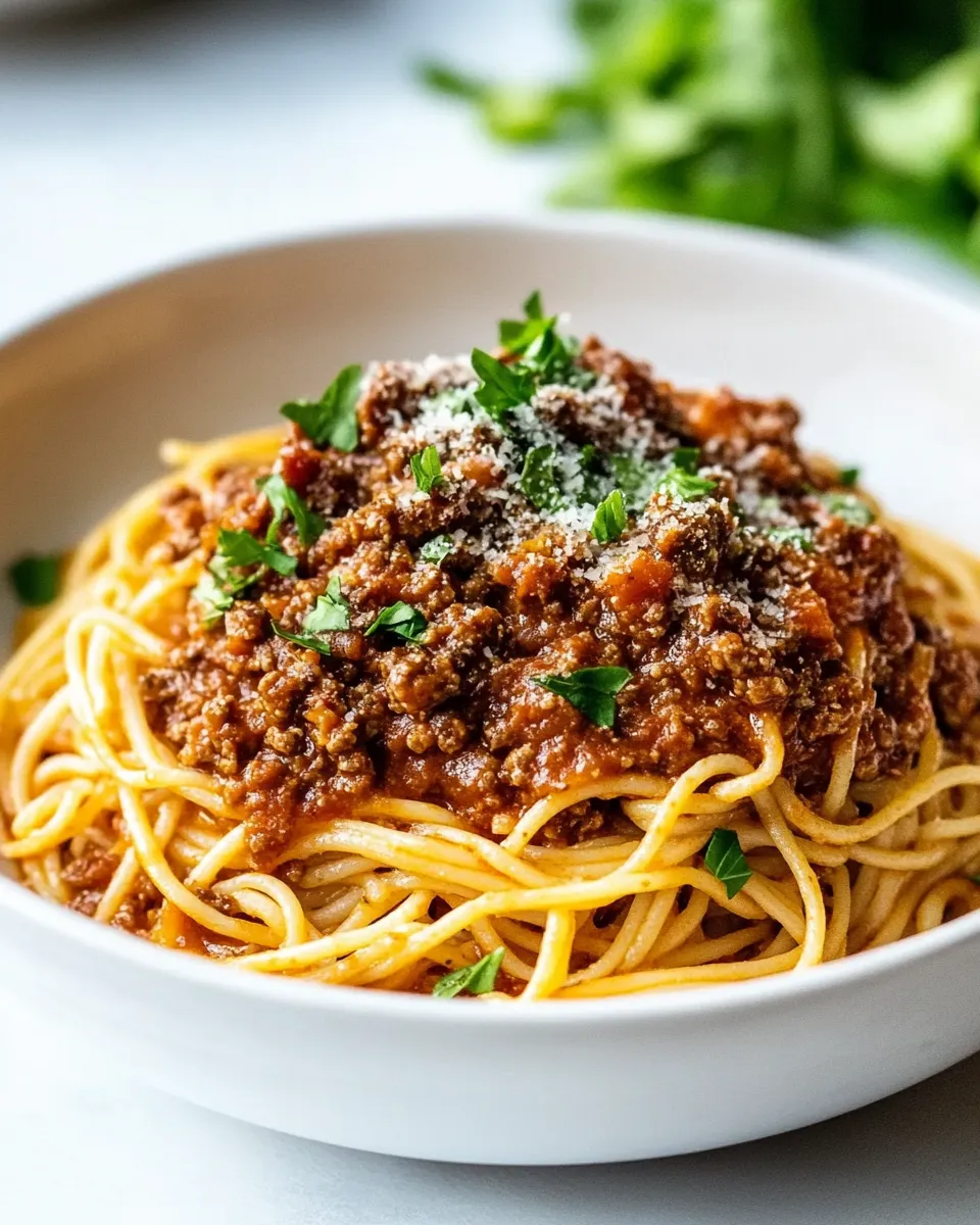 Easy Spaghetti Sauce Recipe shot