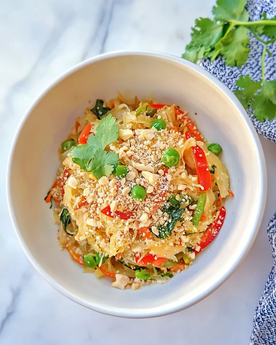 Classic Spaghetti Squash Pad Thai image
