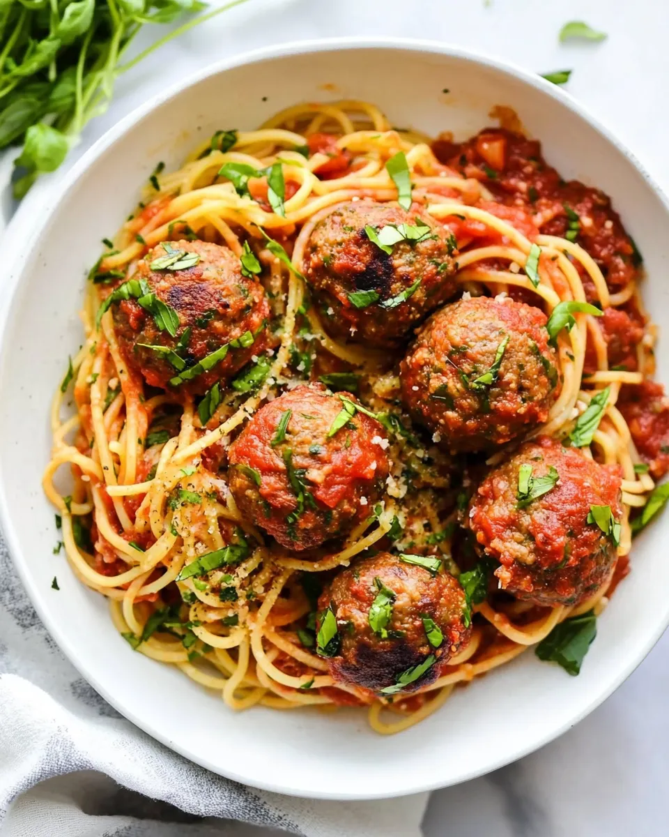 Classic Spaghetti and Meatballs image