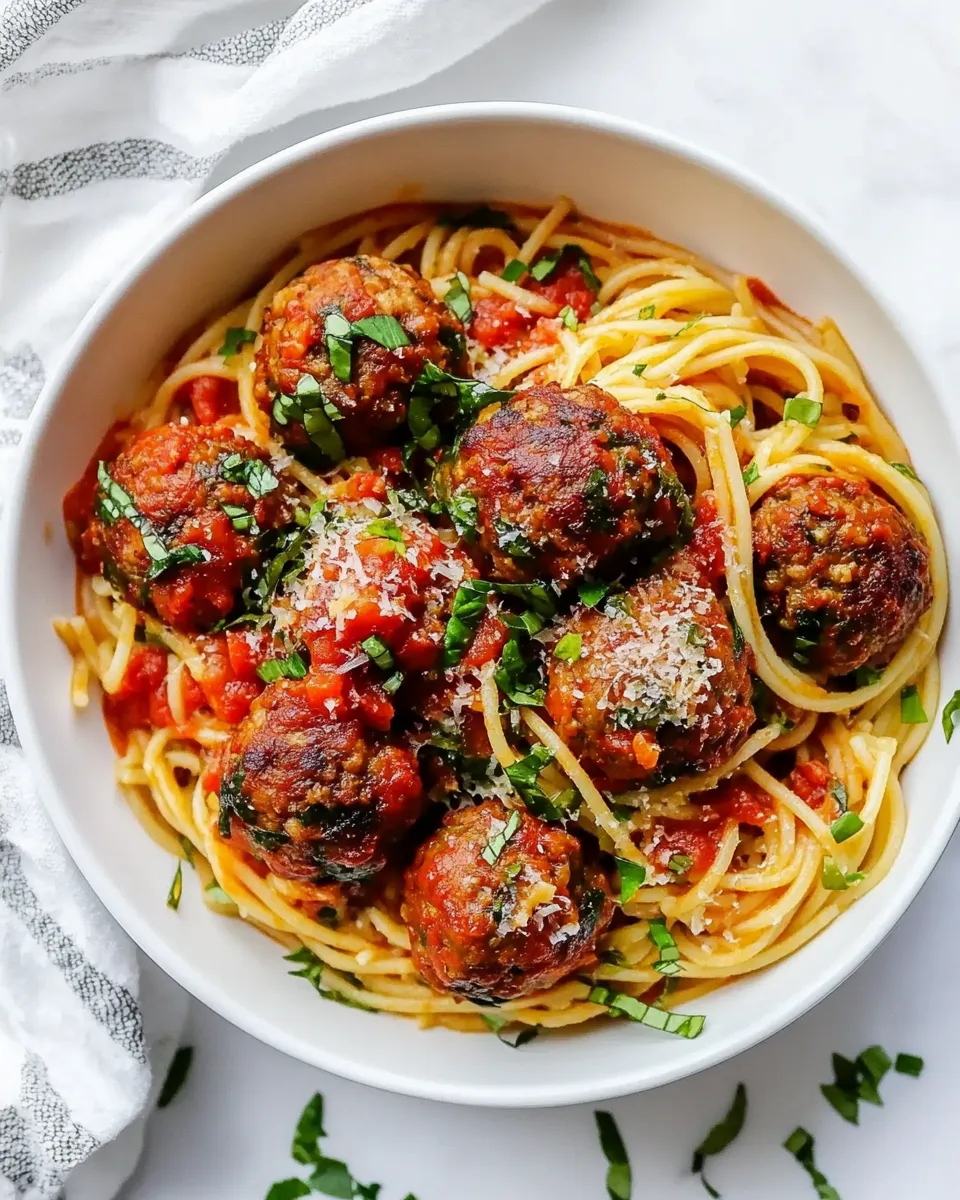 Easy Spaghetti and Meatballs recipe photo