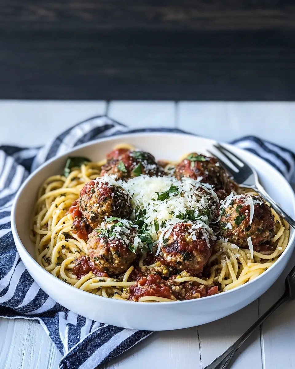 Quick Spaghetti and Meatballs. dish image