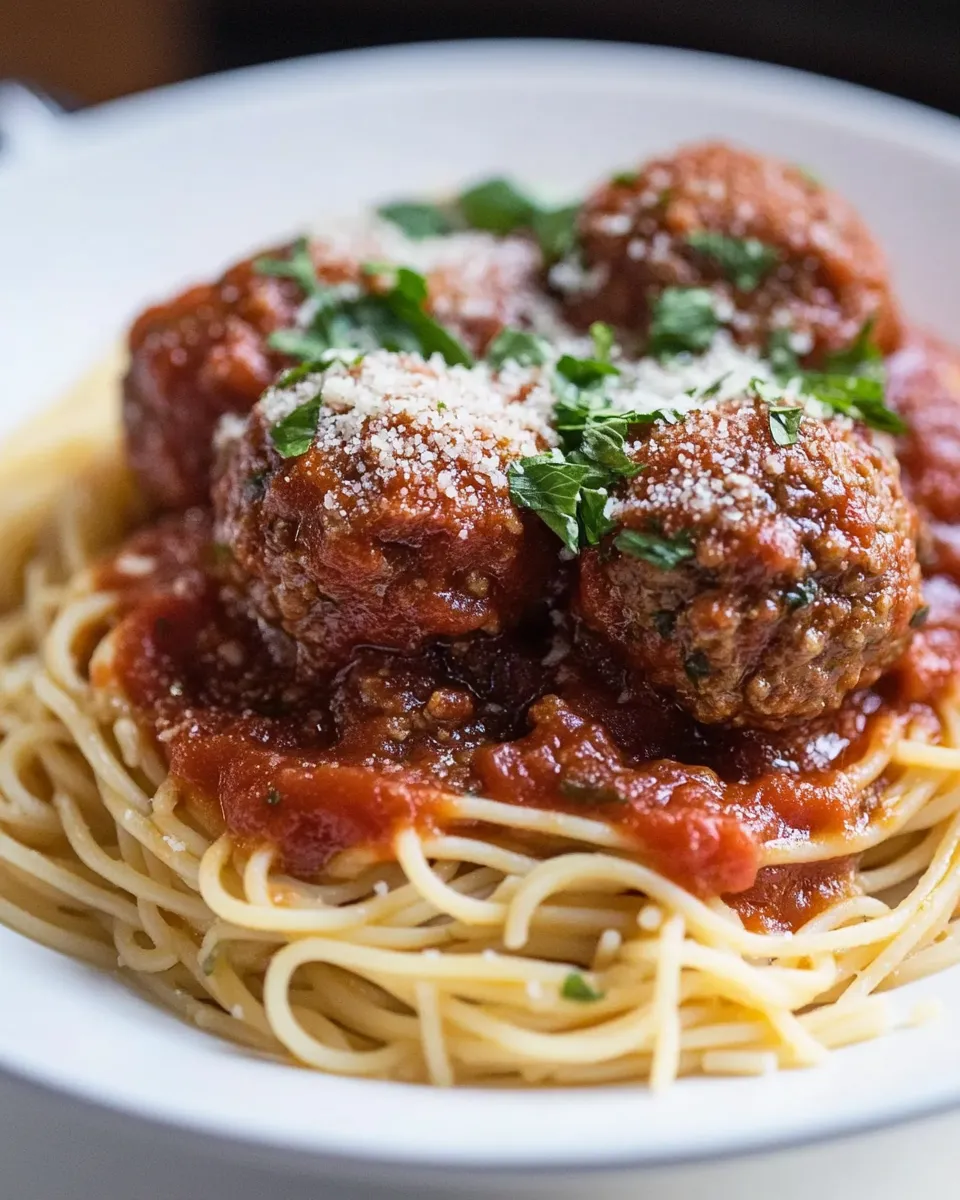 Classic Spaghetti and Meatballs Recipe image