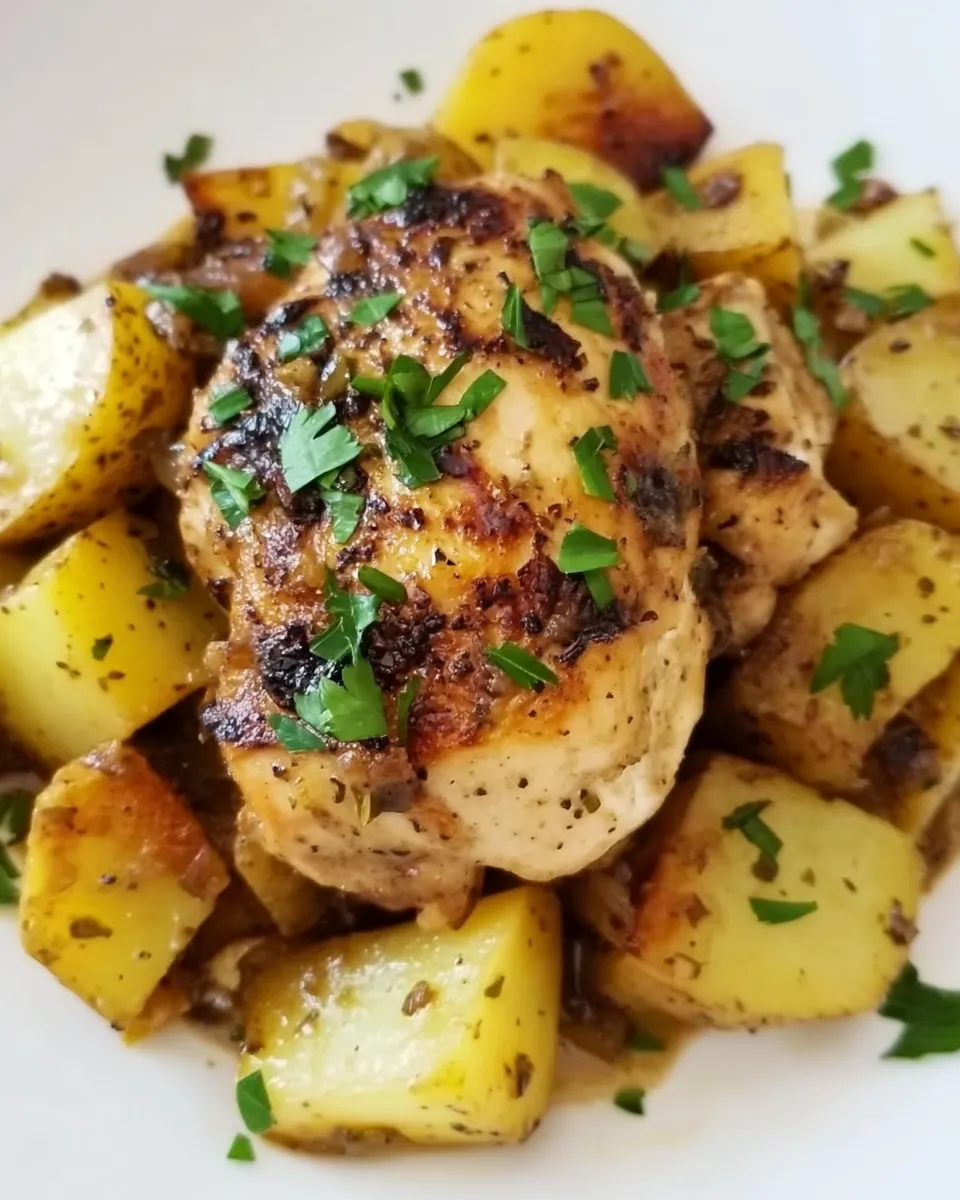 Classic Spanish Chicken and Potatoes image