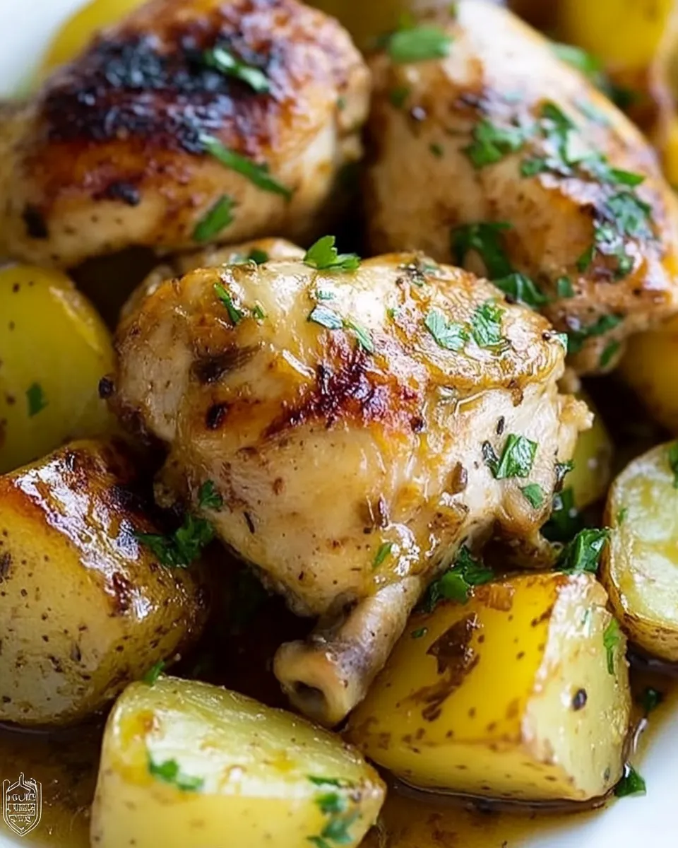 Easy Spanish Chicken and Potatoes recipe photo