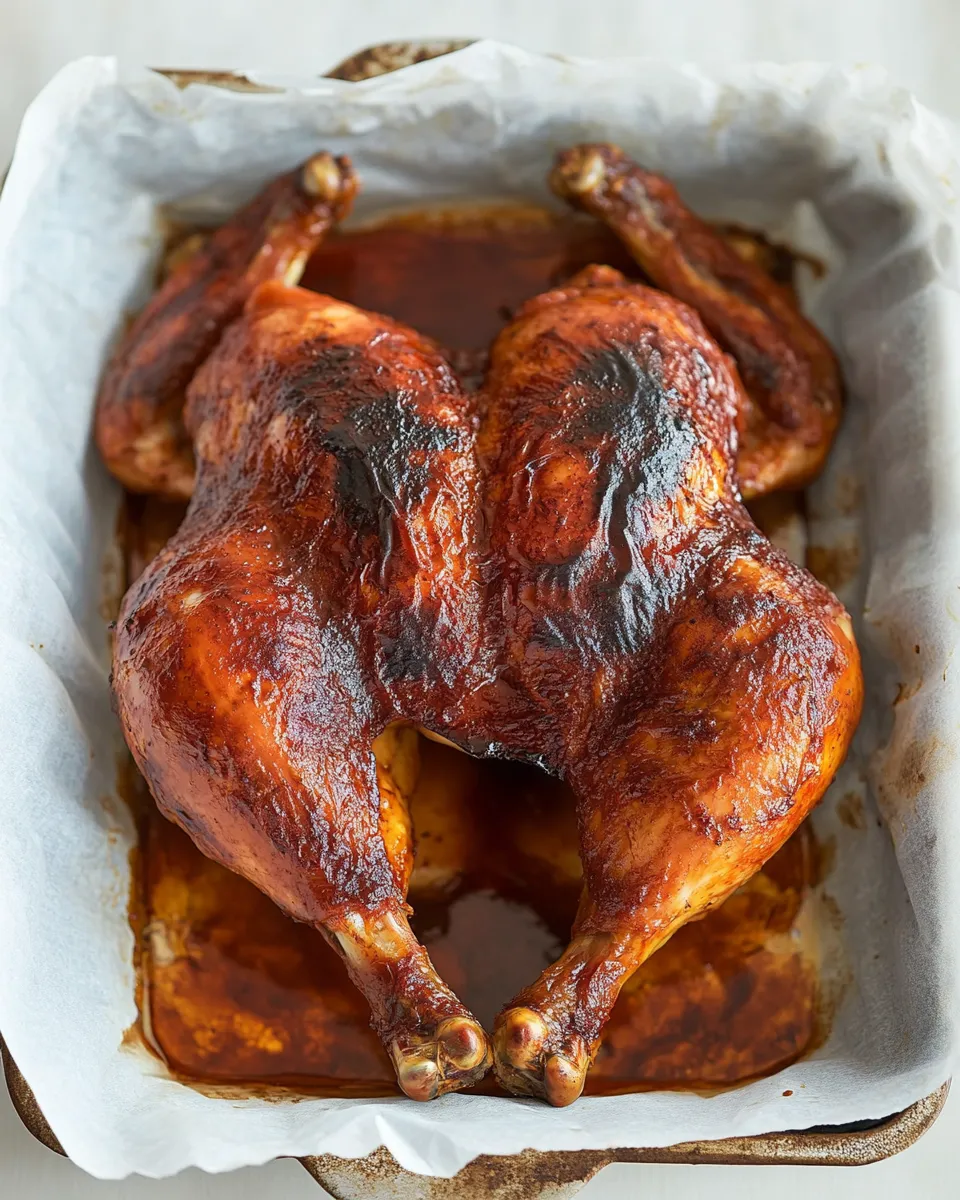 Delicious Spatchcock Chicken (with Coca Cola) image