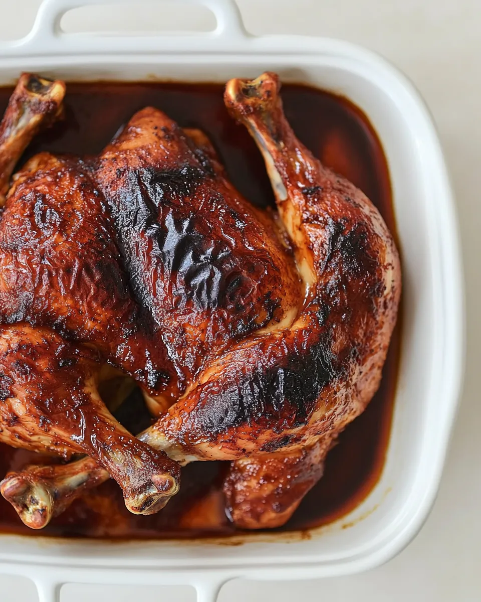 Quick Spatchcock Chicken (with Coca Cola) recipe photo