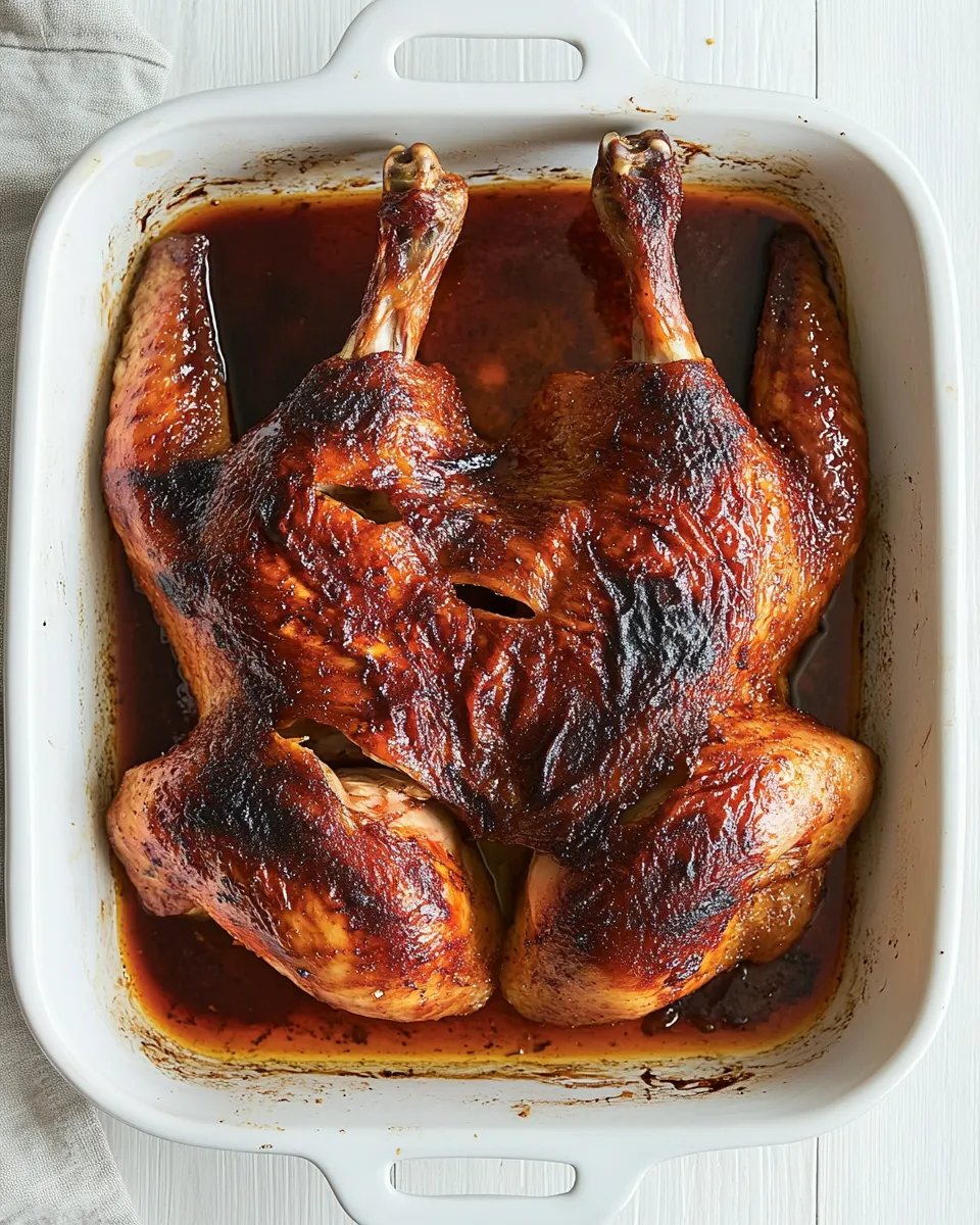 Homemade Spatchcock Chicken (with Coca Cola) dish photo