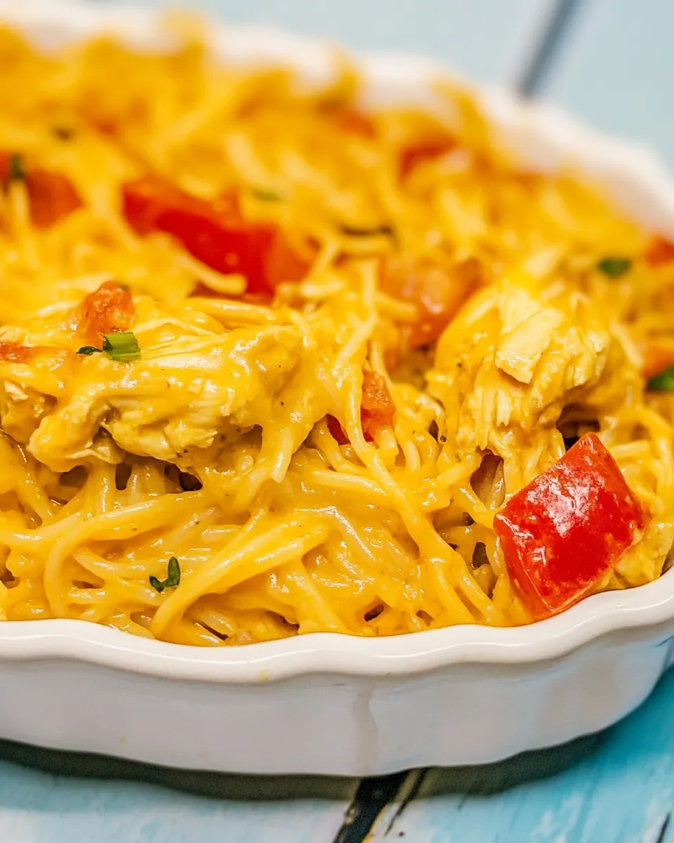 Easy Spicy Chicken Spaghetti recipe photo