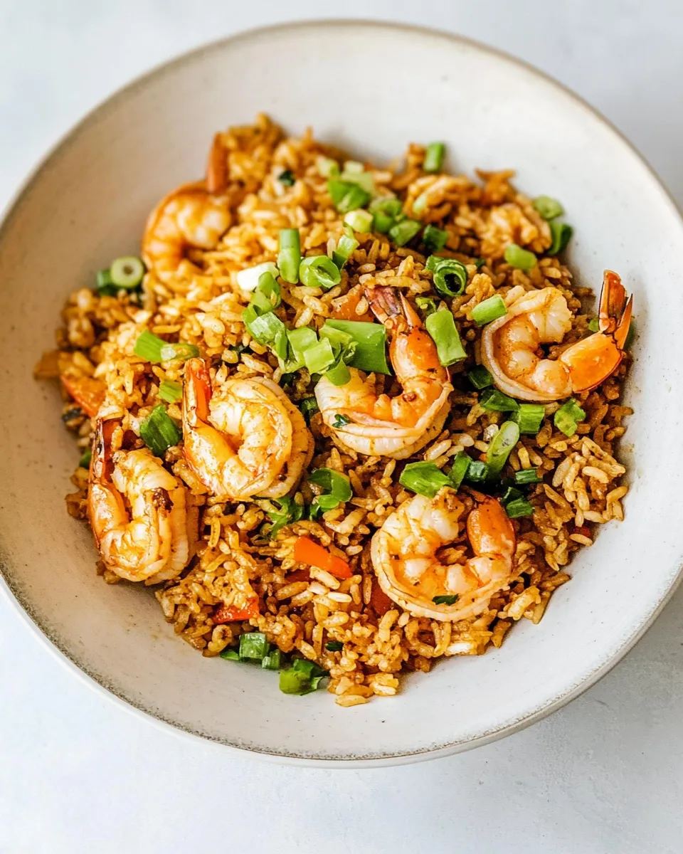 Delicious Spicy Shrimp Fried Rice dish photo