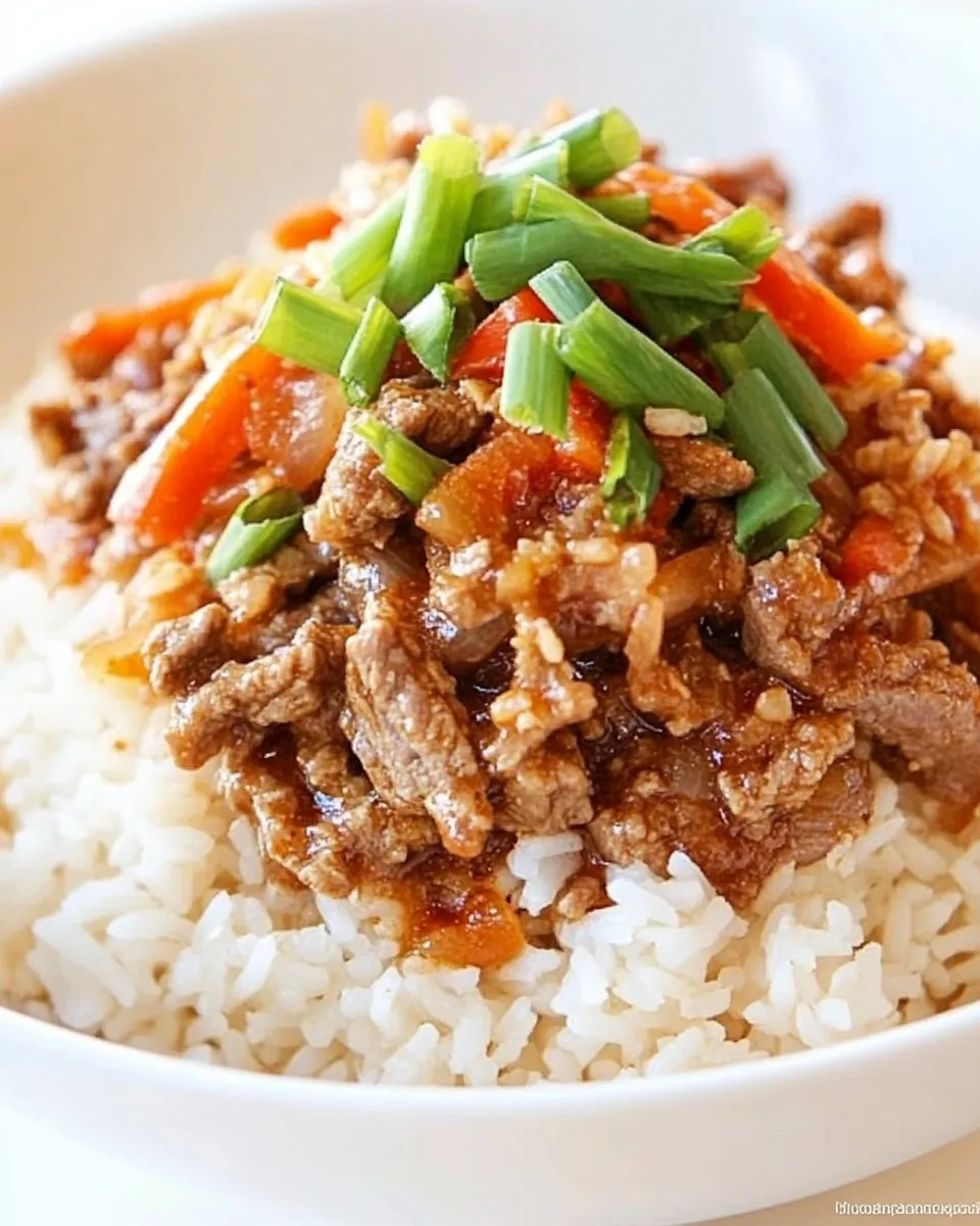 Delicious Spicy Thai Beef and Jasmine Rice picture